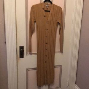 Caramel sweater dress from ASOS